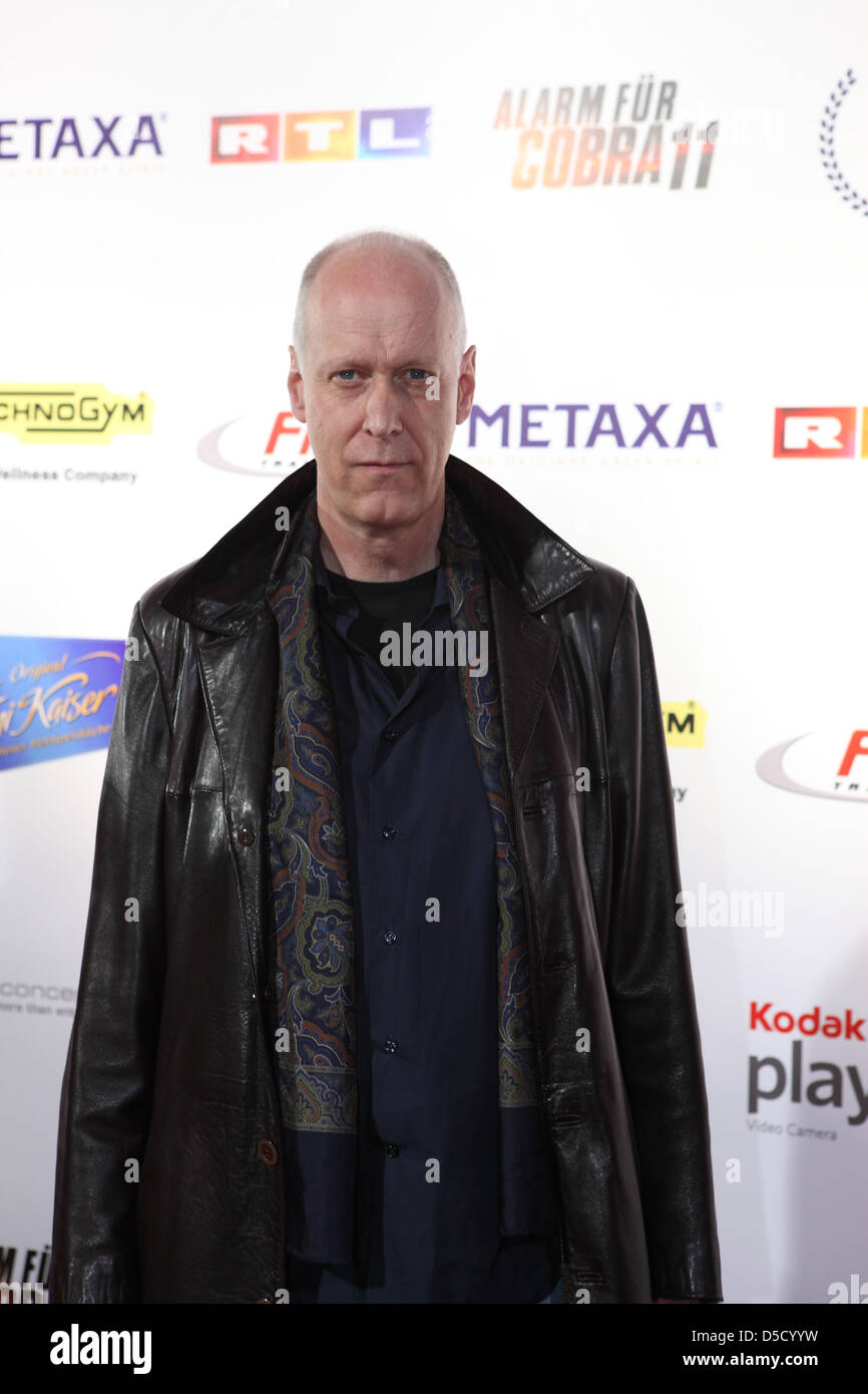 Gottfried Vollmer at the premiere of the RTL TV movie 'Cobra  Stunden Angst' at RheinEnergieStadion. Cologne Germany Stock Photo