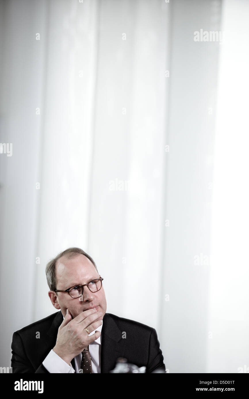 Berlin, Germany, Stefan Genth, managing director of the trade association, Germany (HDE) Stock Photo