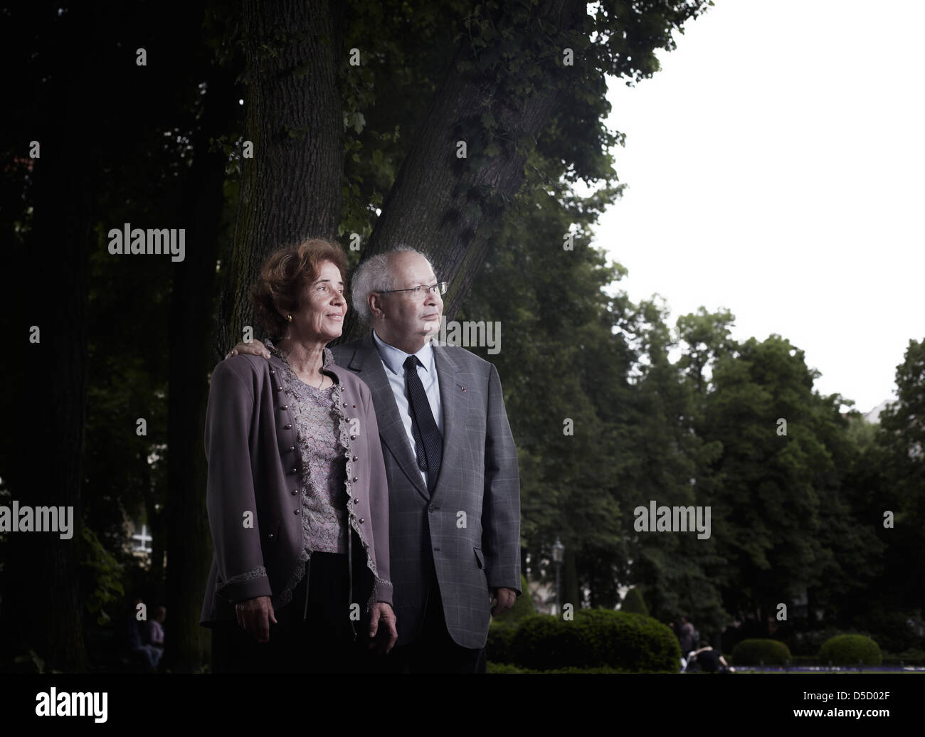 Berlin, Germany, journalist Beate Klarsfeld and her husband Serge Klarsfeld Stock Photo