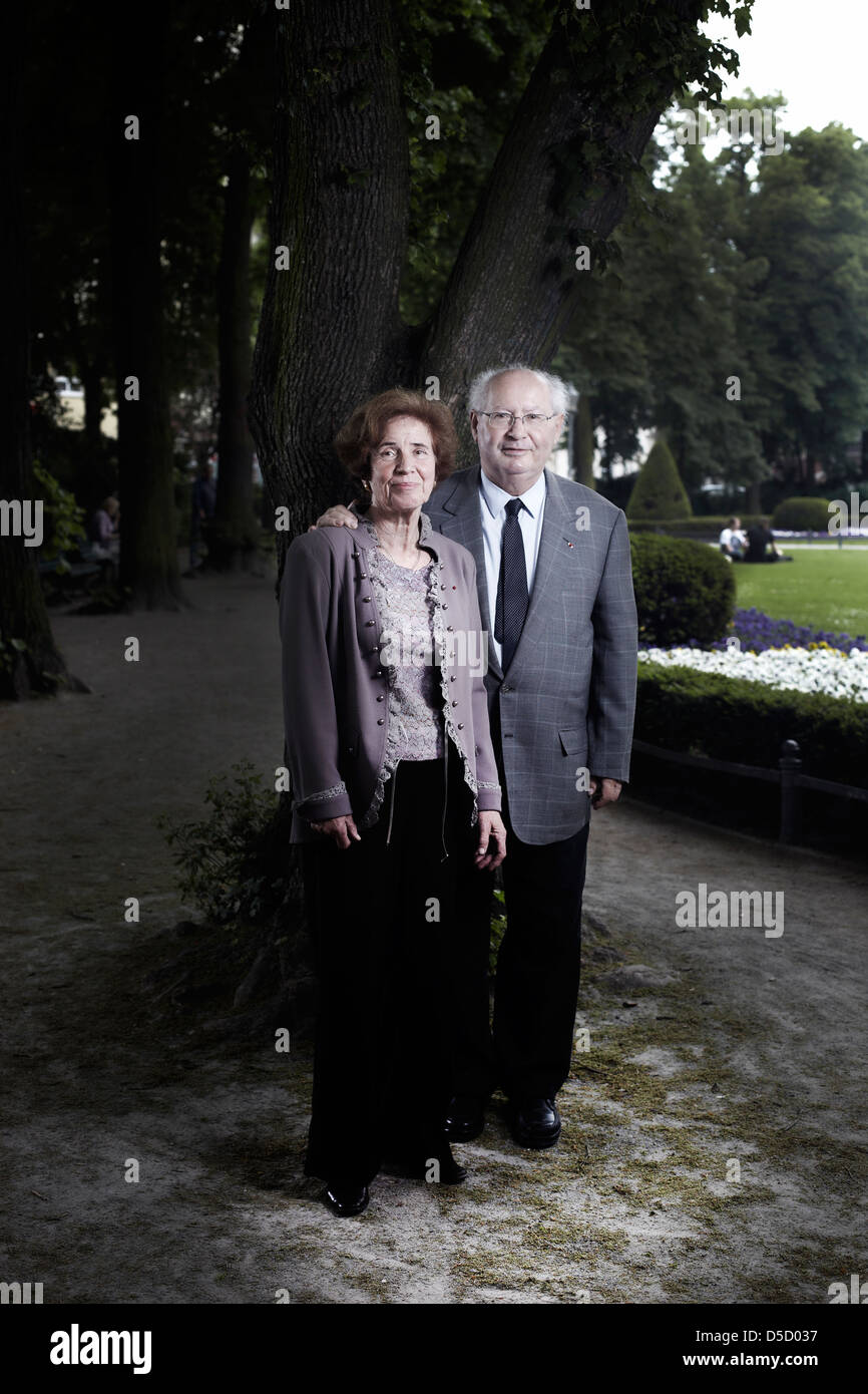 Berlin, Germany, journalist Beate Klarsfeld and her husband Serge Klarsfeld Stock Photo