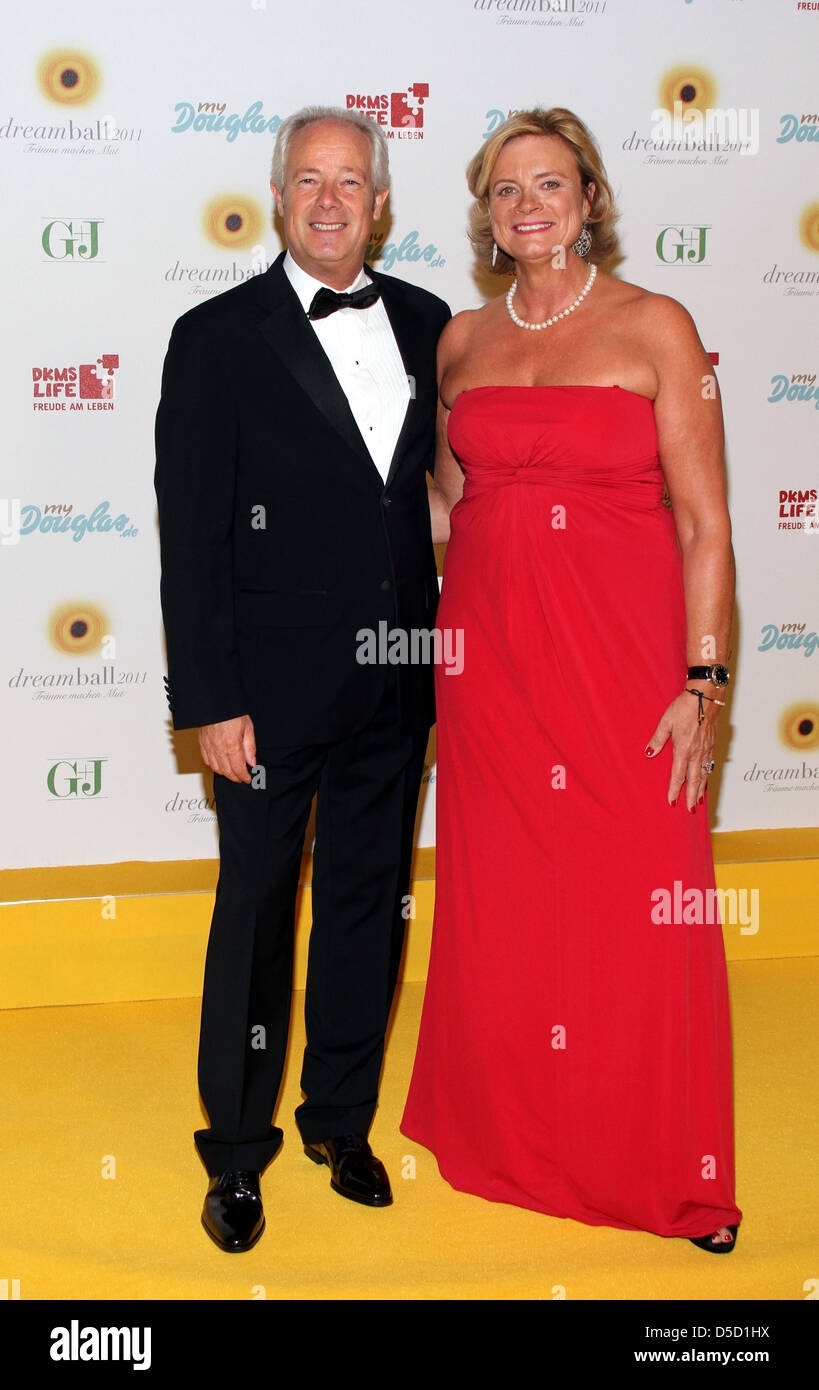 Reiner Unkel And Claudia Rutt At Dkms Life Dreamball 11 At Ritz Stock Photo Alamy