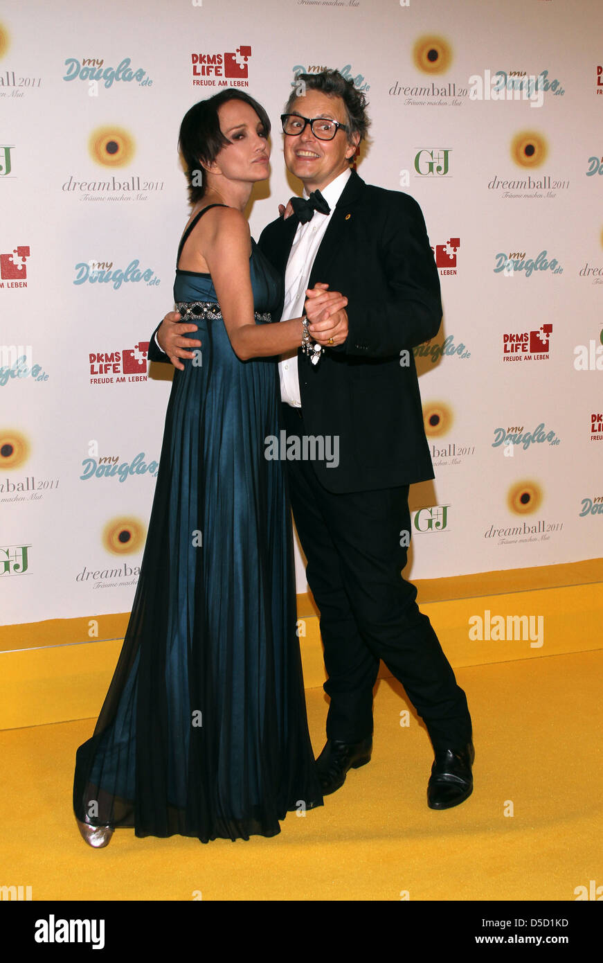 Anouschka Renzi and Rolf Scheider at DKMS Life Dreamball 2011 at Ritz ...
