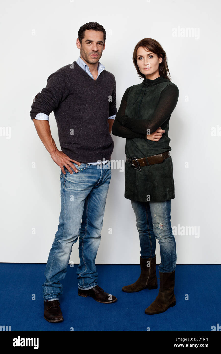 Tobias Oertel and Anja Kling photocall for the movie 'Es ist noch nicht vorbei' Das Lichtwerk