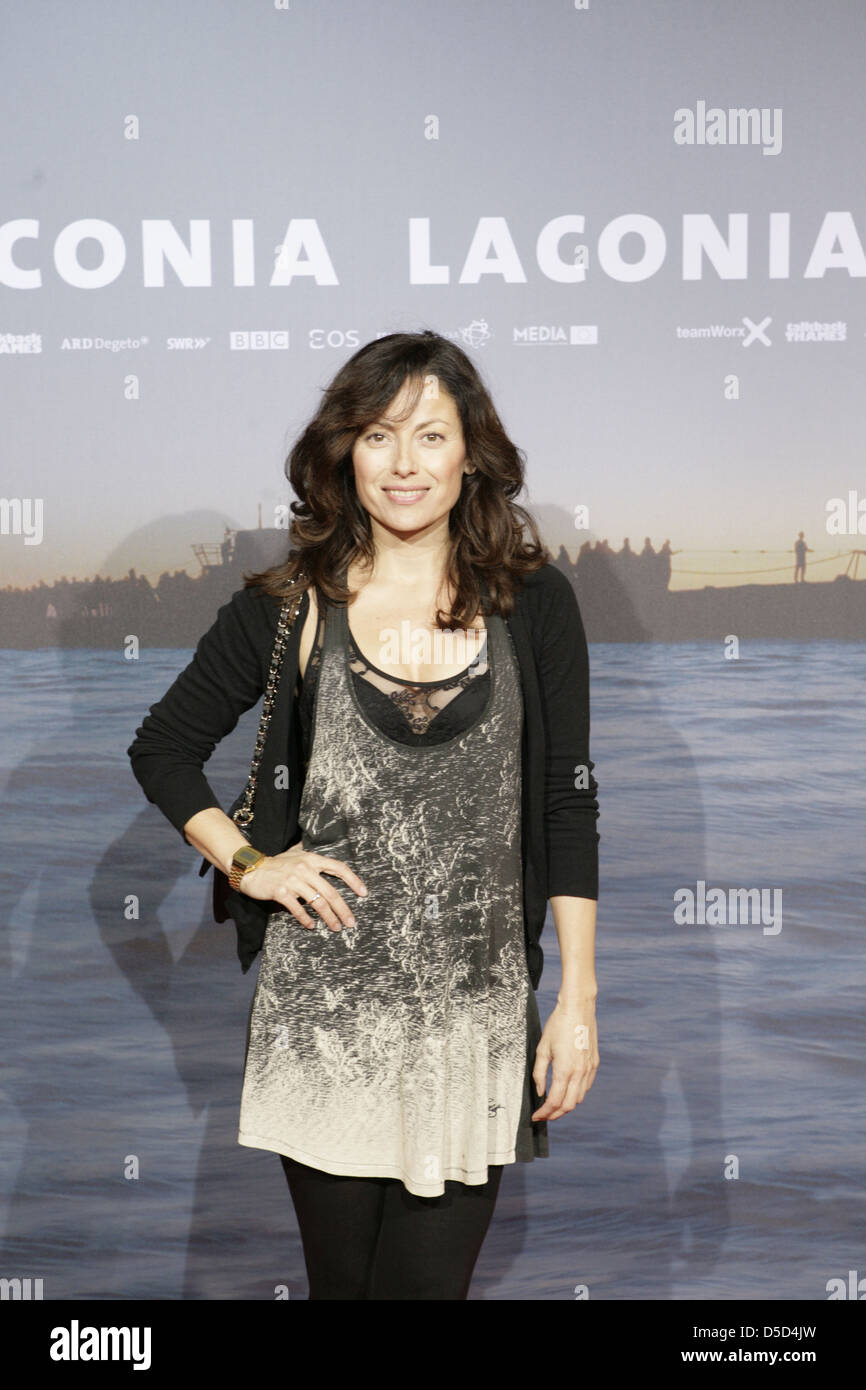 Carolina Vera Squella at the premiere of 'Laconia' at Astor Filmlounge movie theatre. Berlin, Germany - 19.10.2011 Stock Photo