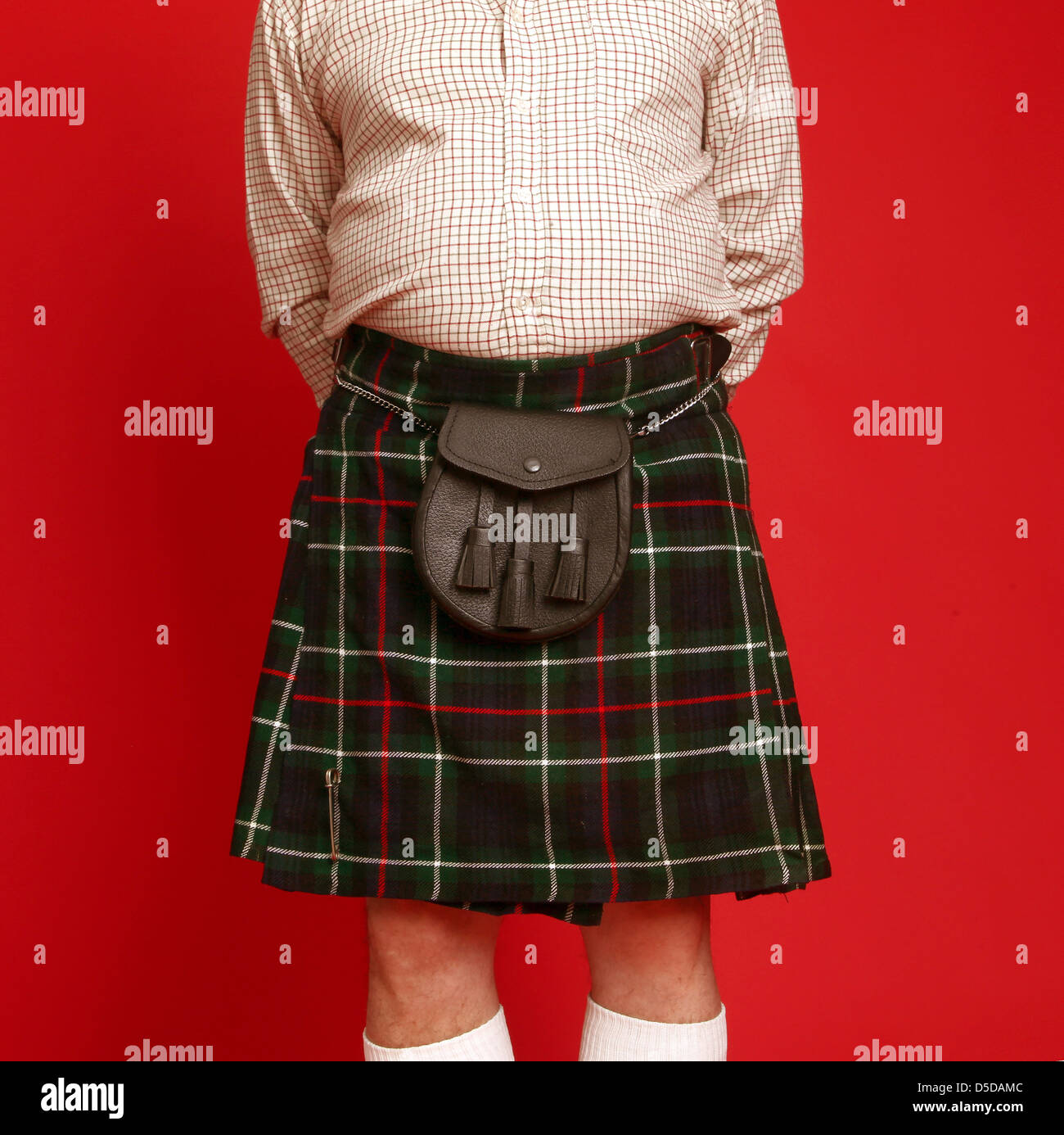 Red kilt hi-res stock photography and images - Alamy
