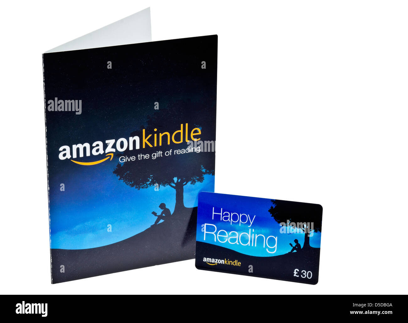 Amazon Kindle Gift Voucher. Stock Photo