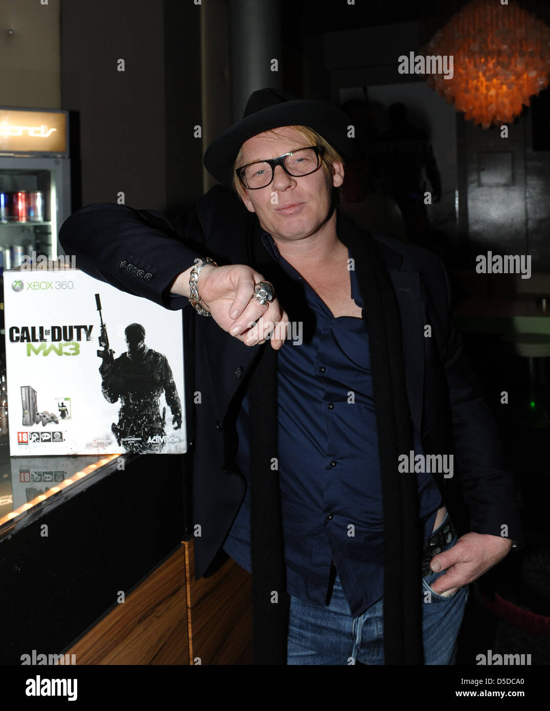 Ben Becker at the launch of the video game 