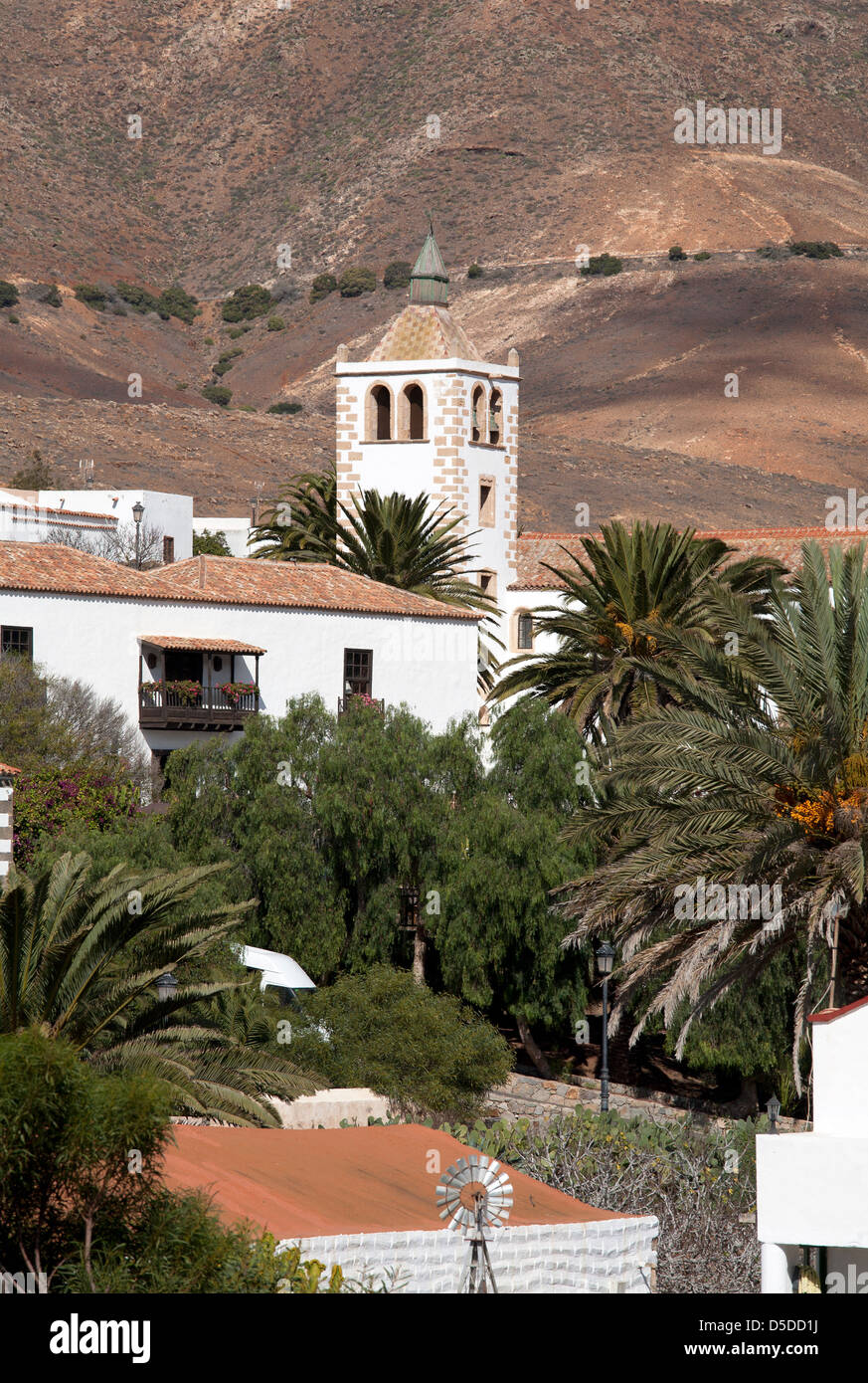 Betancuria, Spain, Catedral de Santa Maria in the old island capital of the Canary Island of Fuerteventura Stock Photo