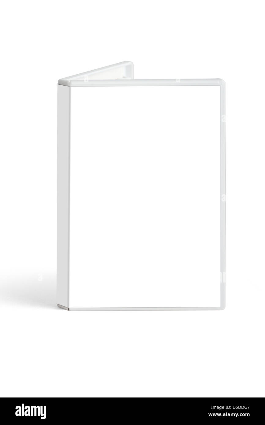Forstærker flugt dybtgående DVD box with blank white cover Stock Photo - Alamy