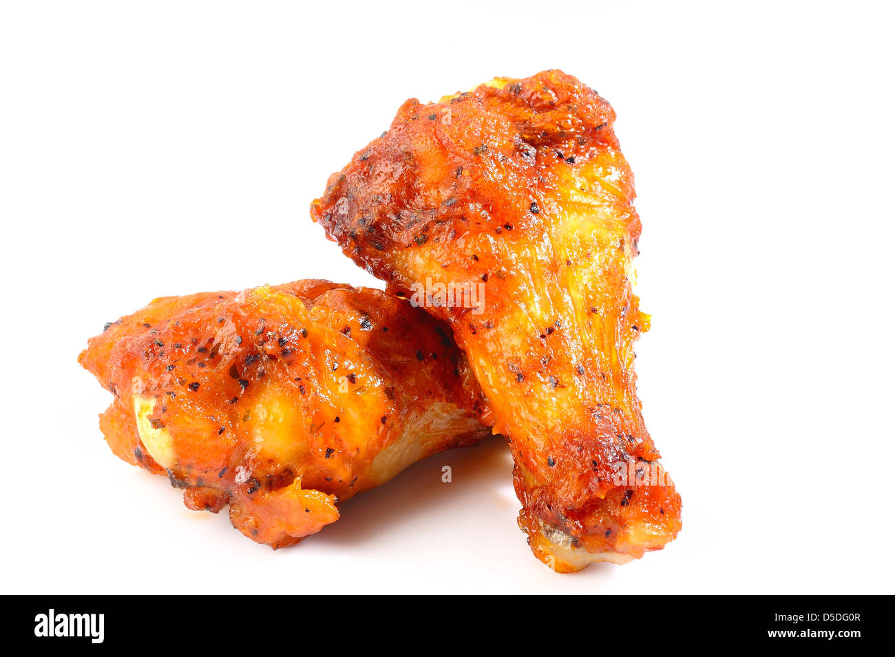 chicken wings stick on white background Stock Photo