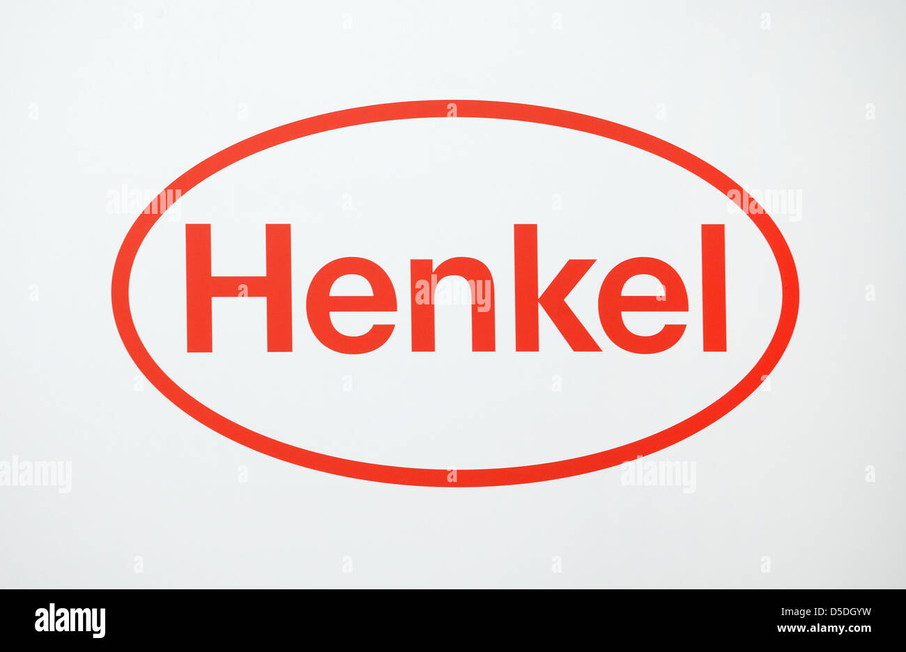 Duesseldorf, Germany, company logo, Henkel Stock Photo Alamy
