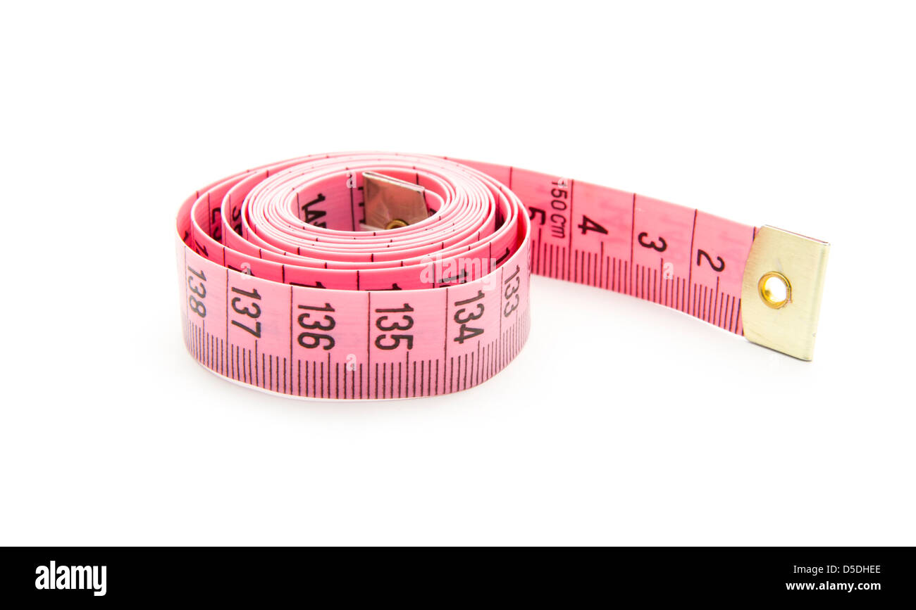 https://c8.alamy.com/comp/D5DHEE/pink-measuring-tape-isolated-on-white-background-D5DHEE.jpg
