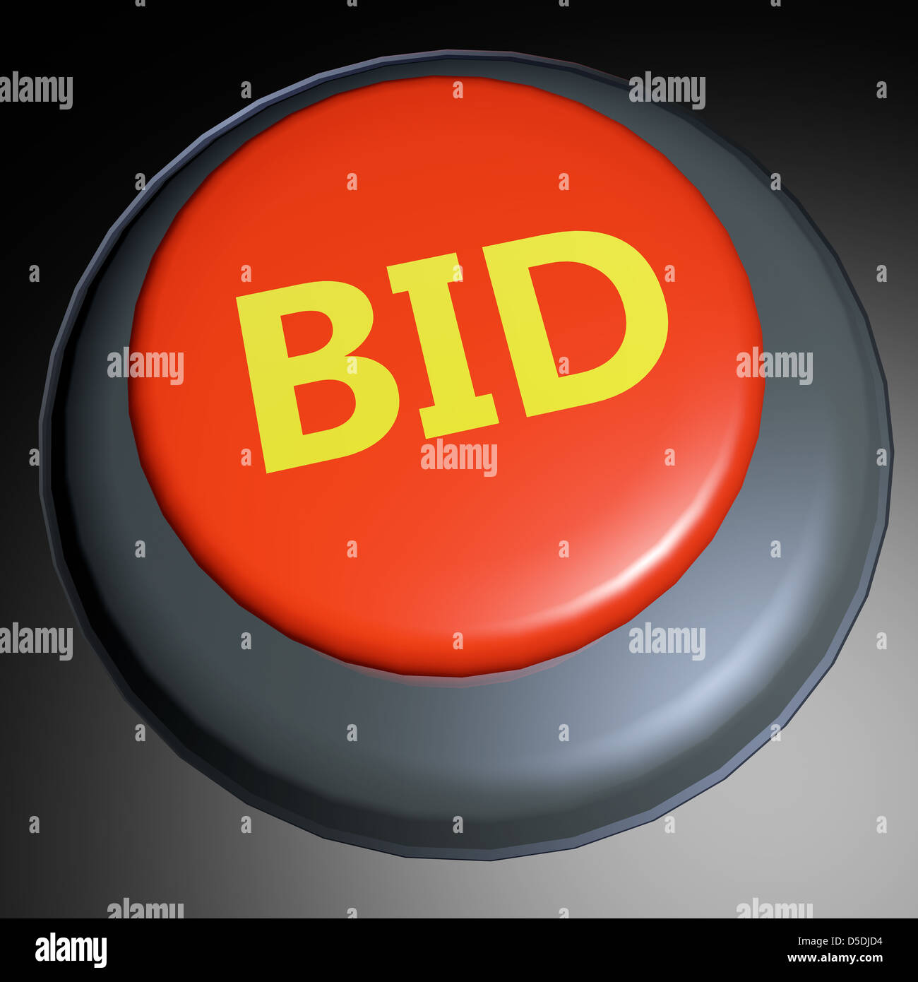 bid word on 3d rendered button stock photo 55004240 alamy bid word