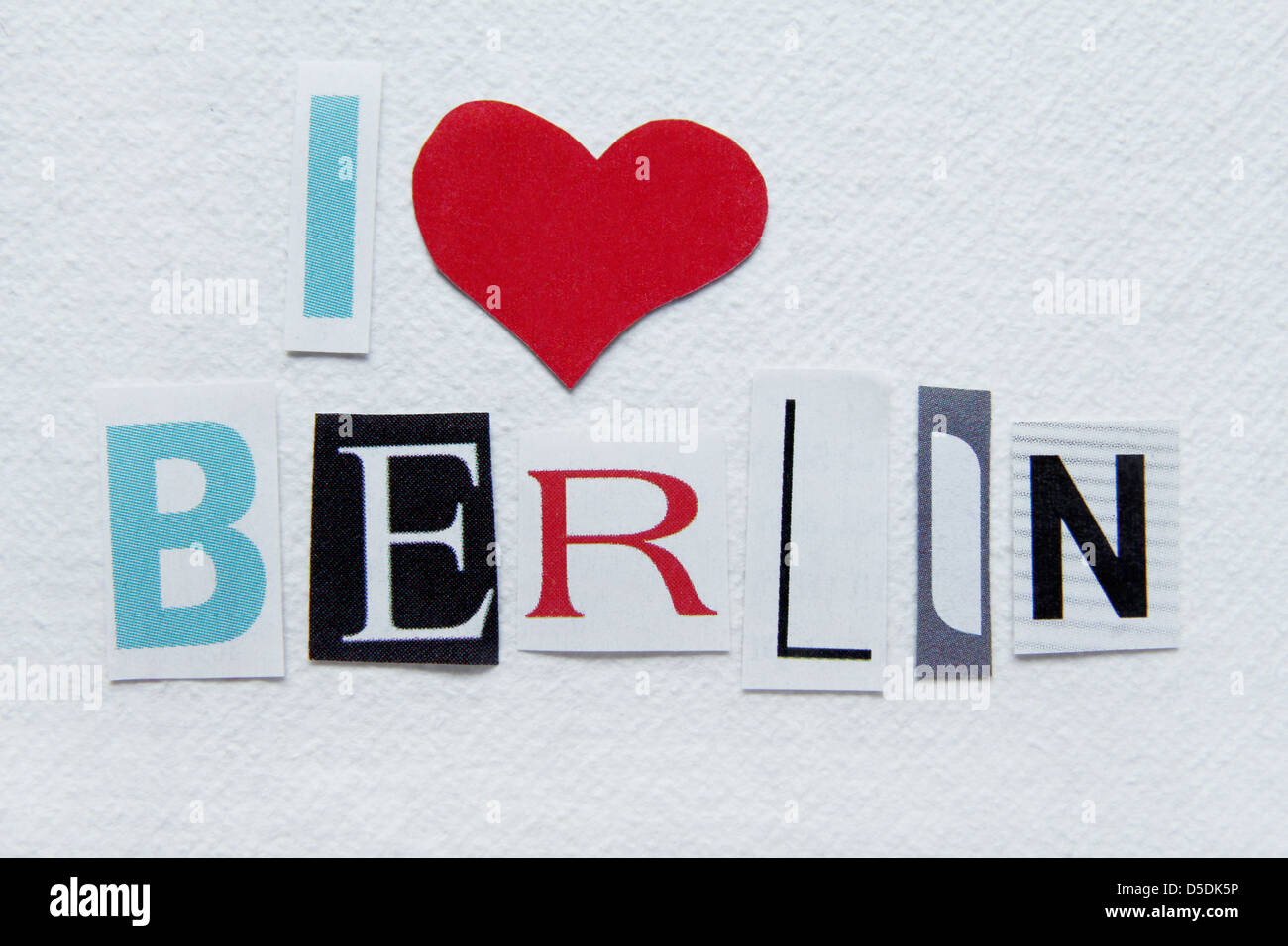 i love berlin sign Stock Photo