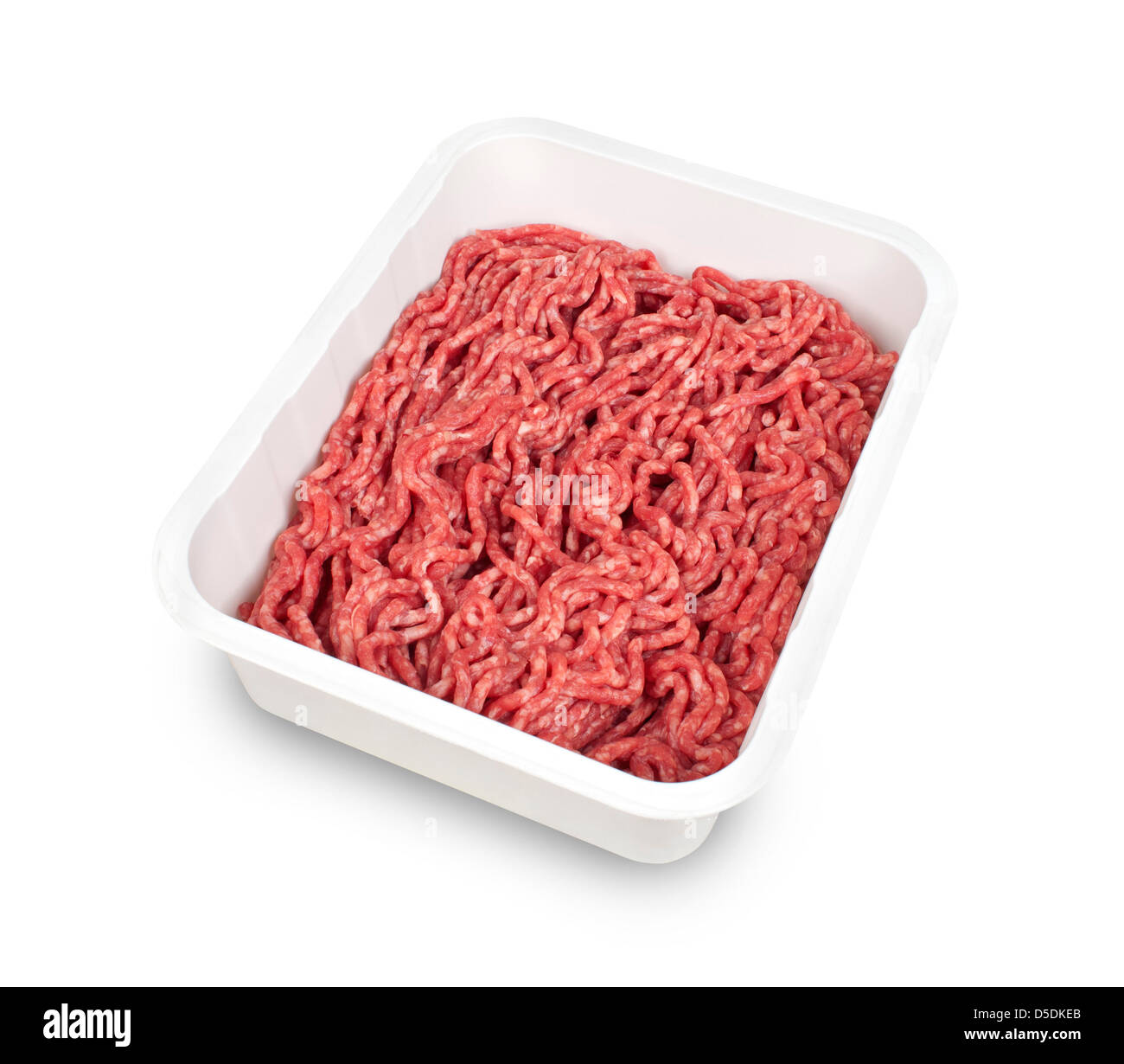 minced meat in a plastic container Stock Photo Alamy