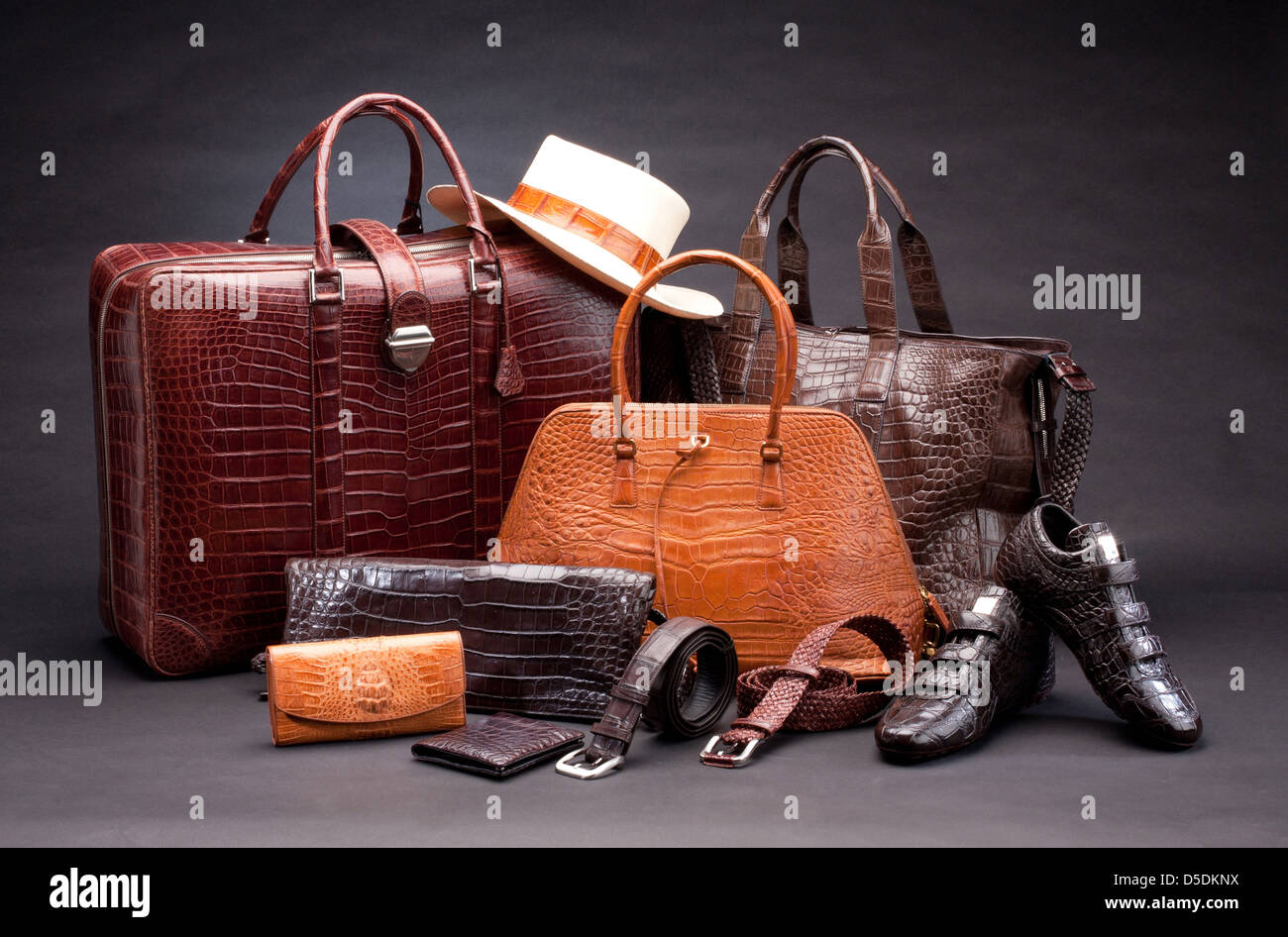 Crocodile leather bag hi-res stock photography and images - Alamy