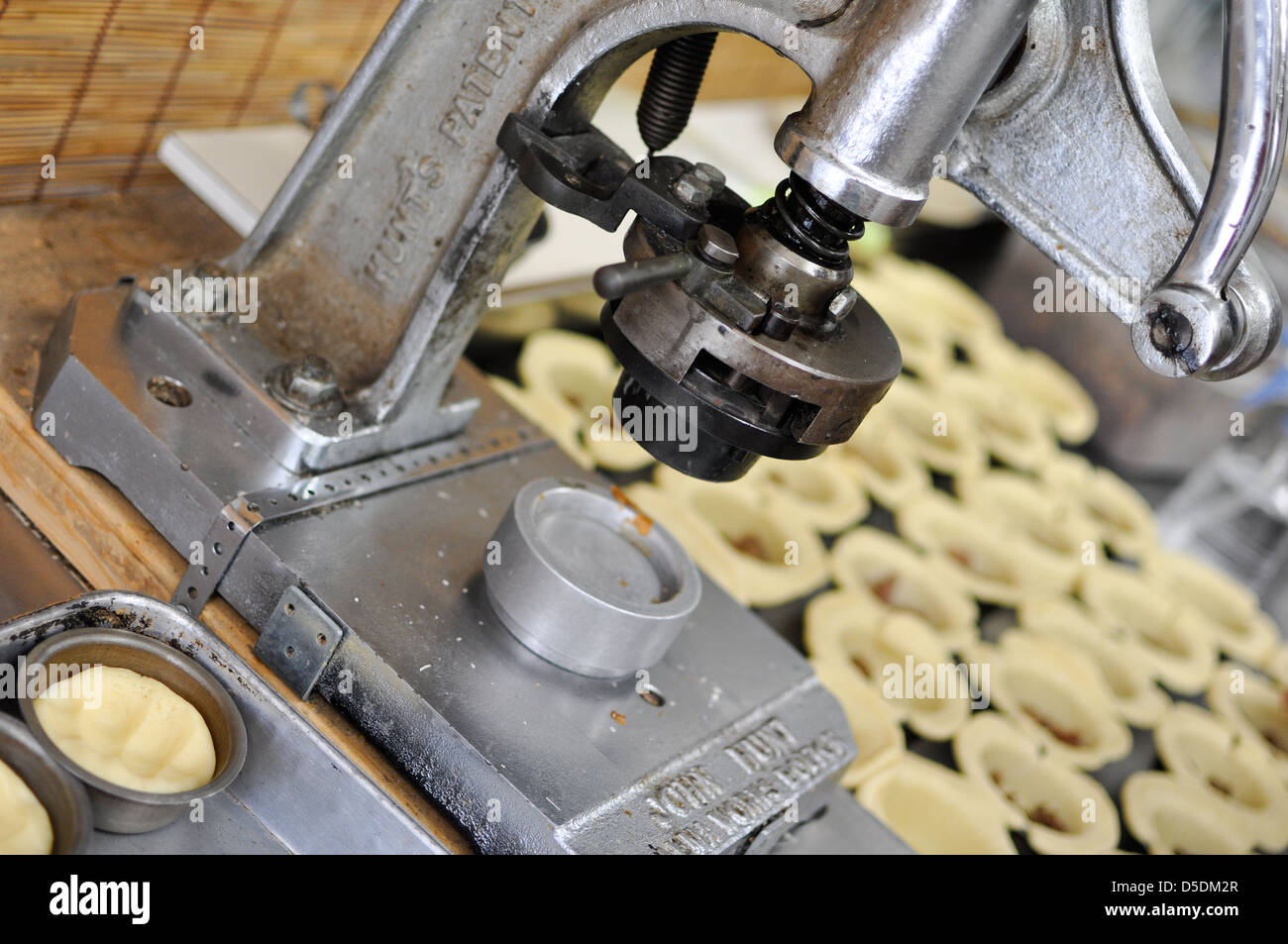 A piemaking machine Stock Photo Alamy