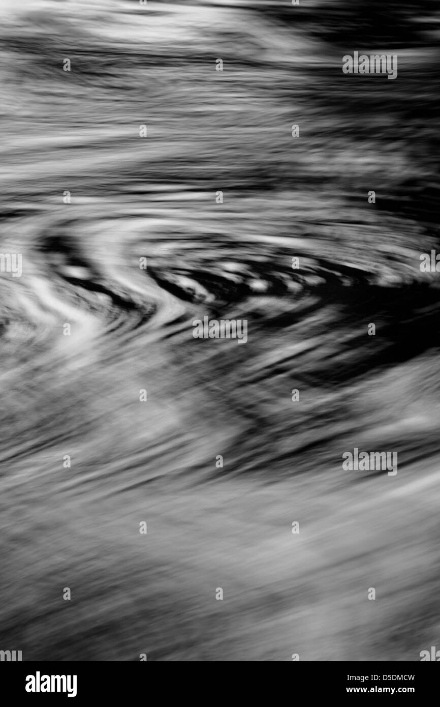 Water abstractions in the river Svinna in Våler, Østfold, Norway. The river is a part of the water system called Morsavassdraget. Stock Photo