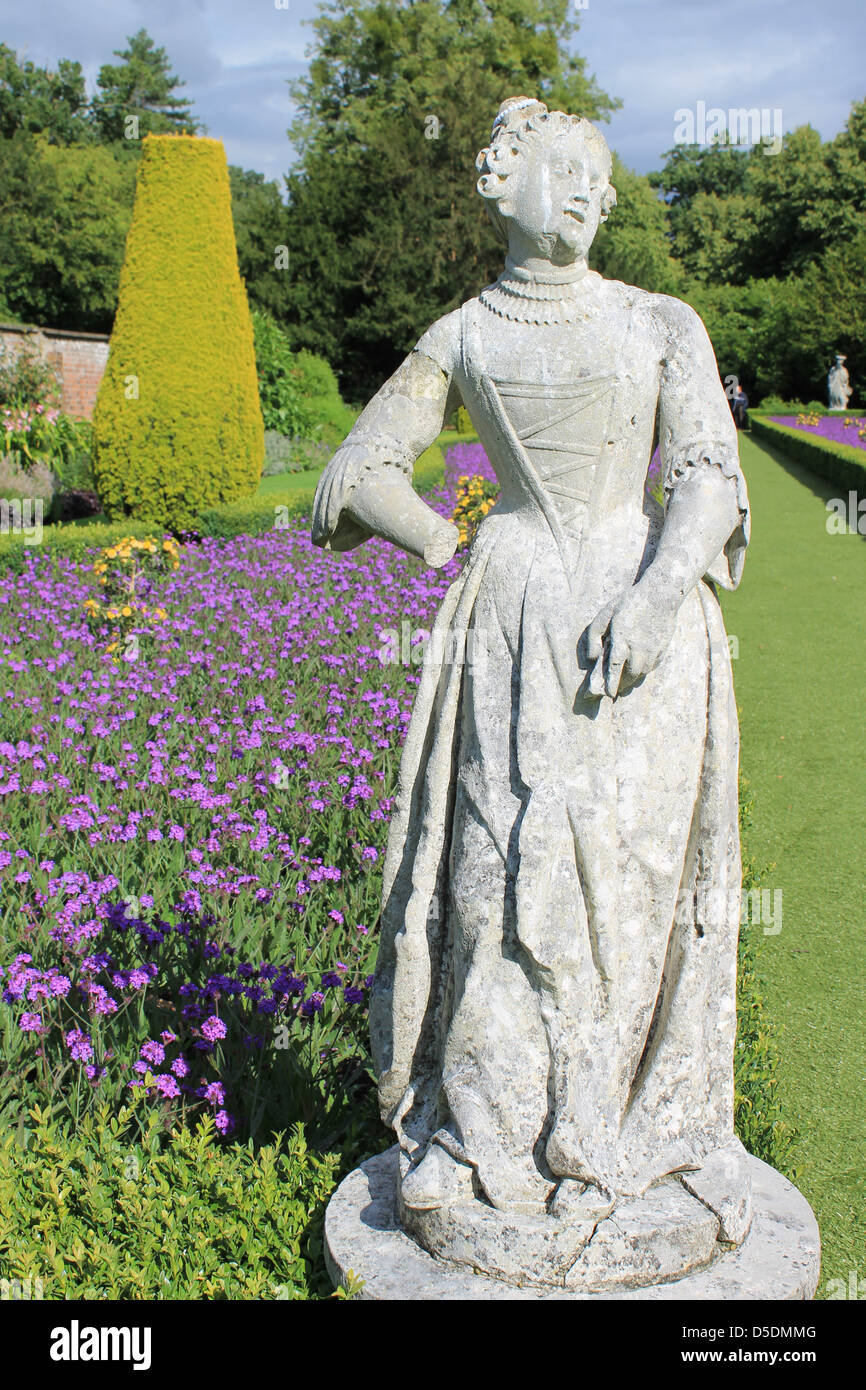Statue in the formal gardens at Cliveden, Buckinghamshire, UK Stock Photo