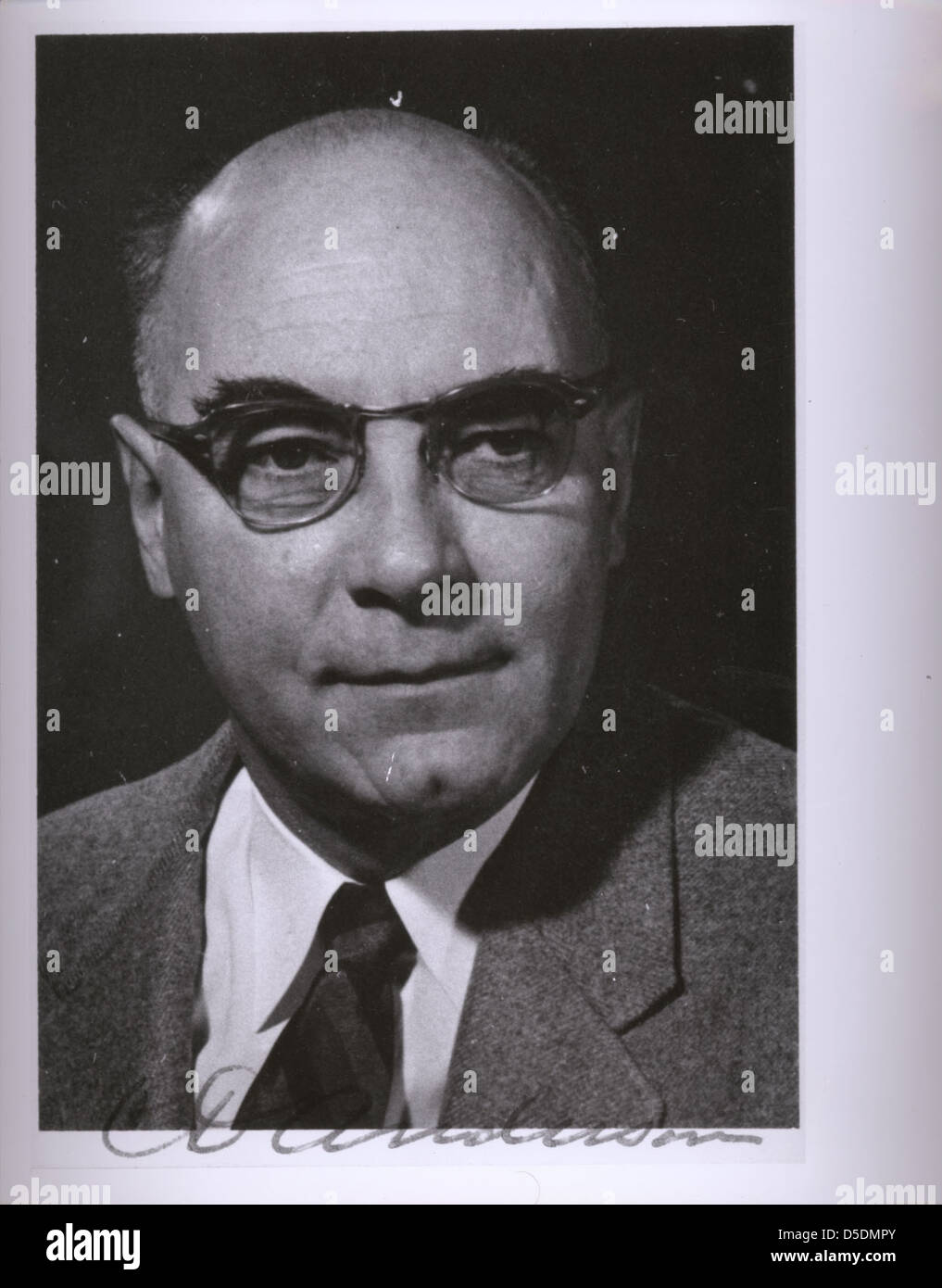 Portrait of Carl David Anderson (1905-1991), Physicist Stock Photo - Alamy