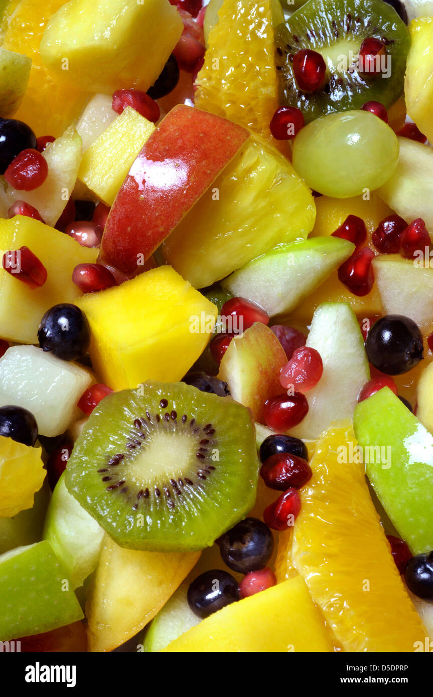 Mixed fruit salad Stock Photo Alamy