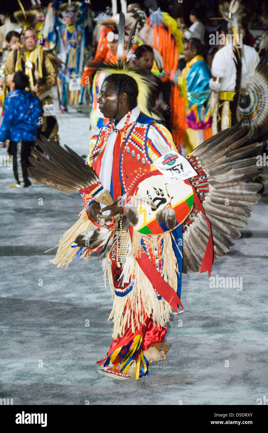 A vibrant photo from the 2007 Powwow featuring Native American dancers ...