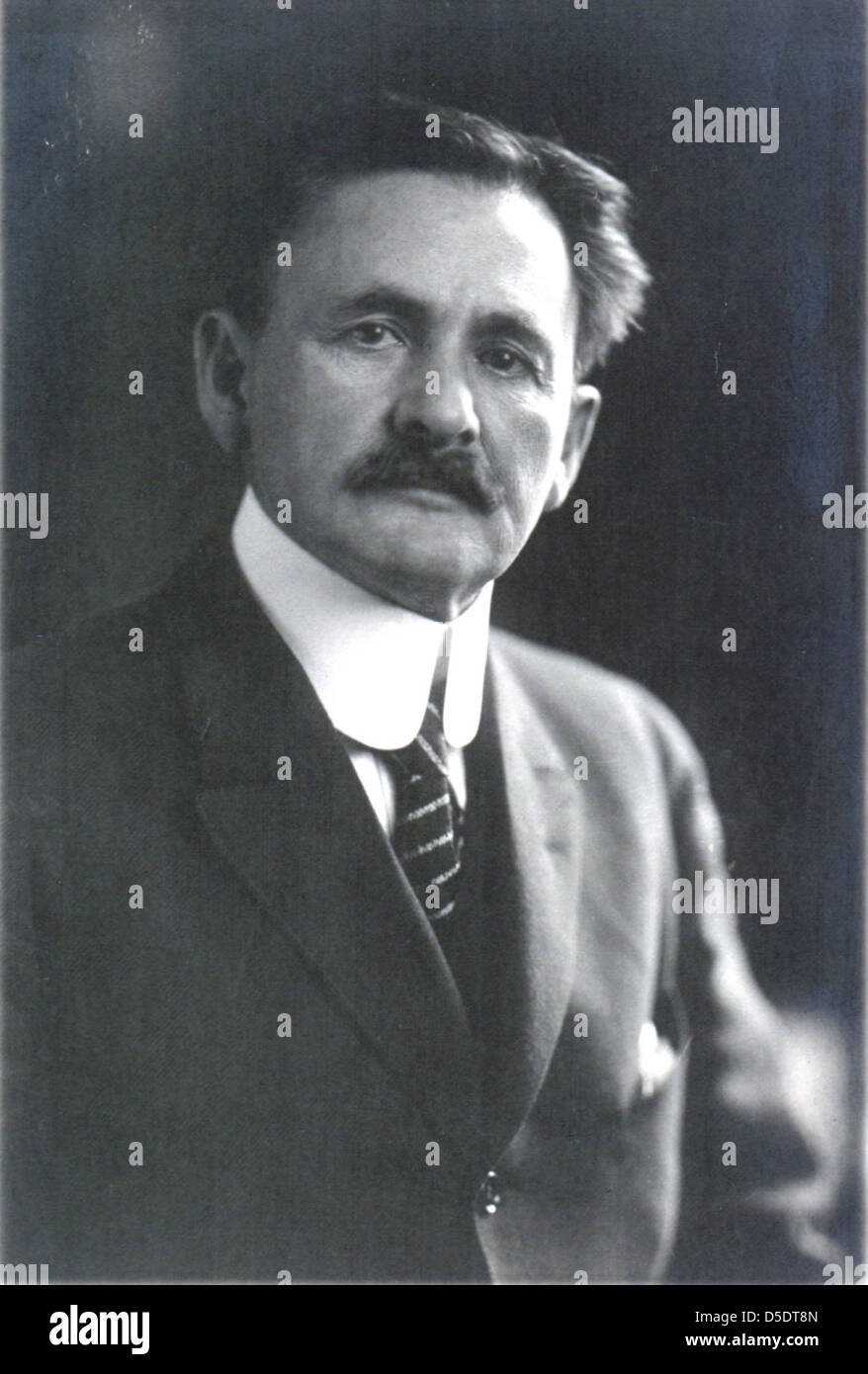 Portrait of Albert Abraham Michelson (1852-1931), Physicist Stock Photo