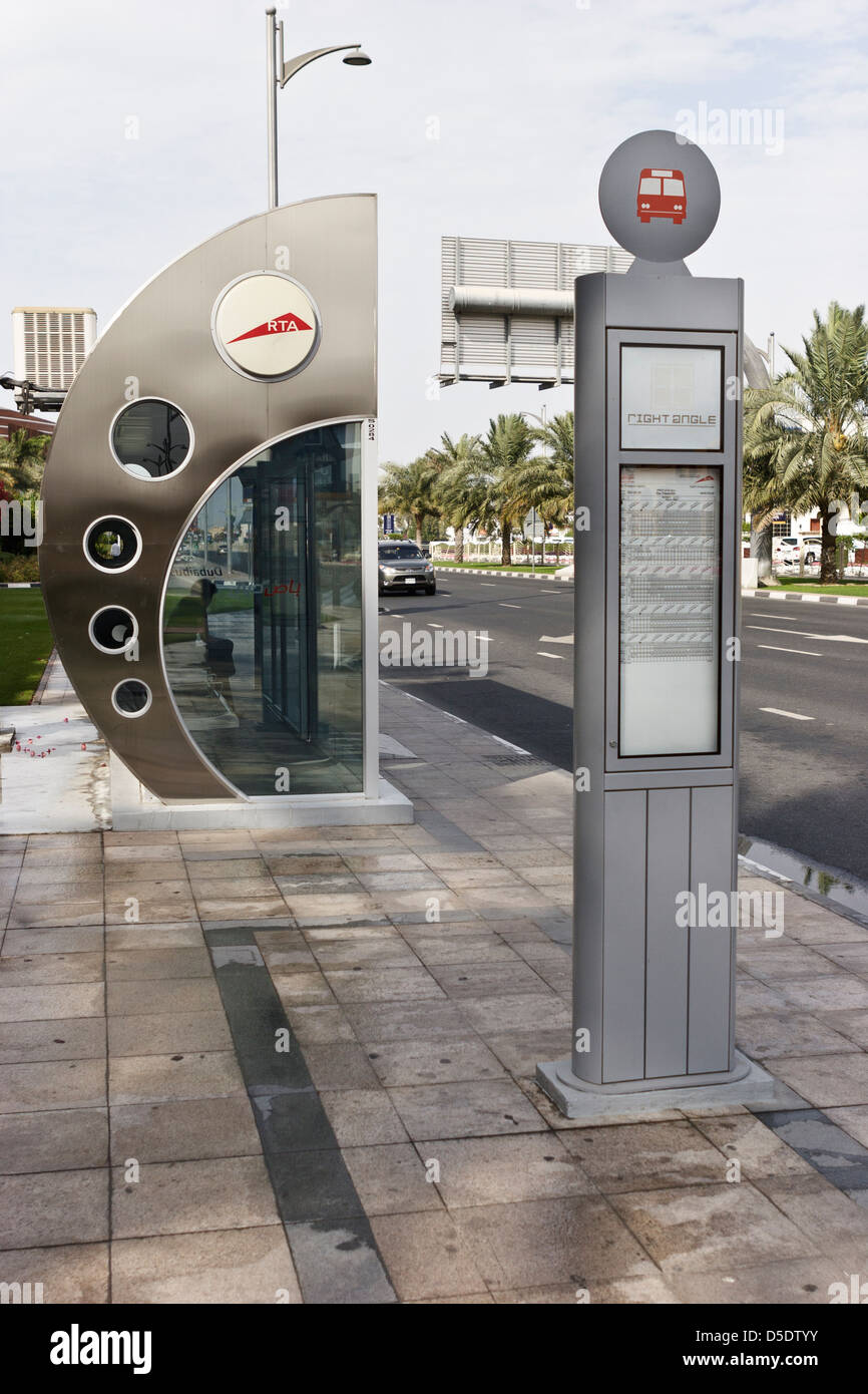 Dubai bus stop hires stock photography and images Alamy