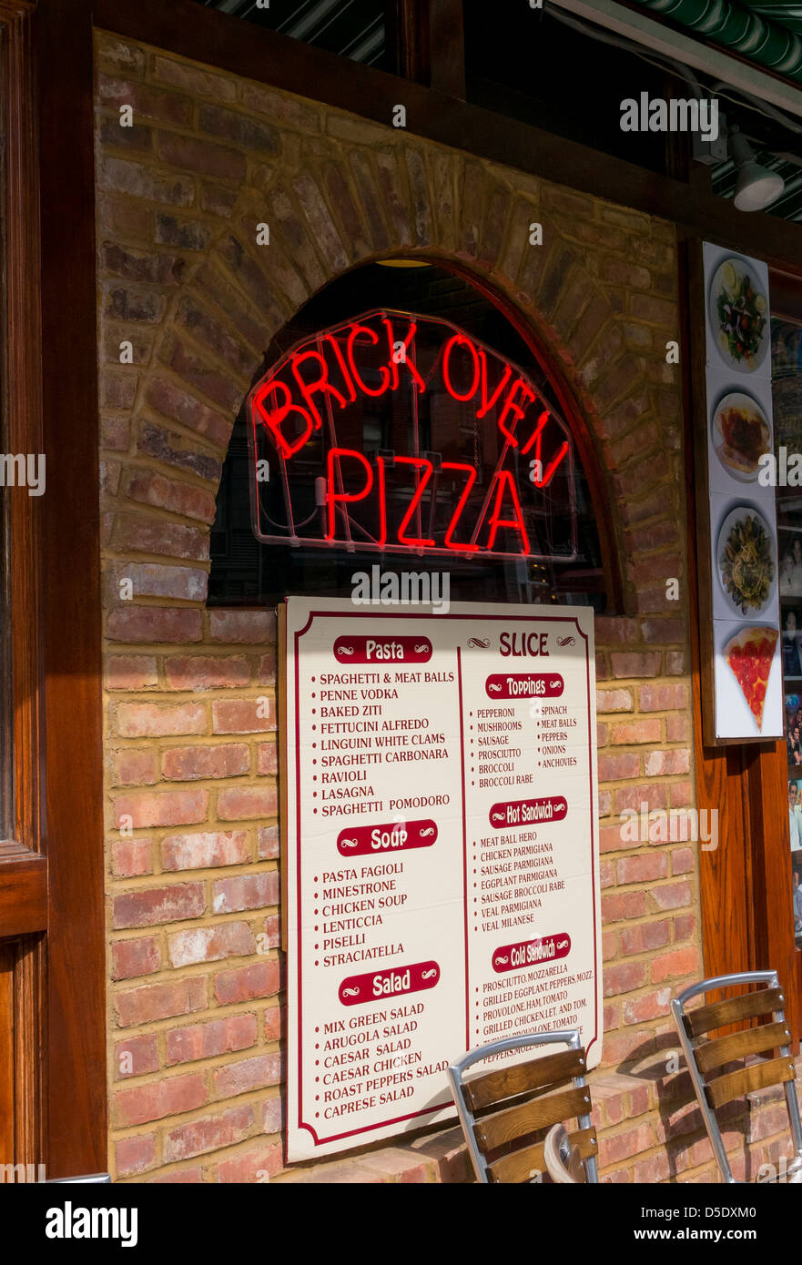Brick Oven Pizza Stock Photo