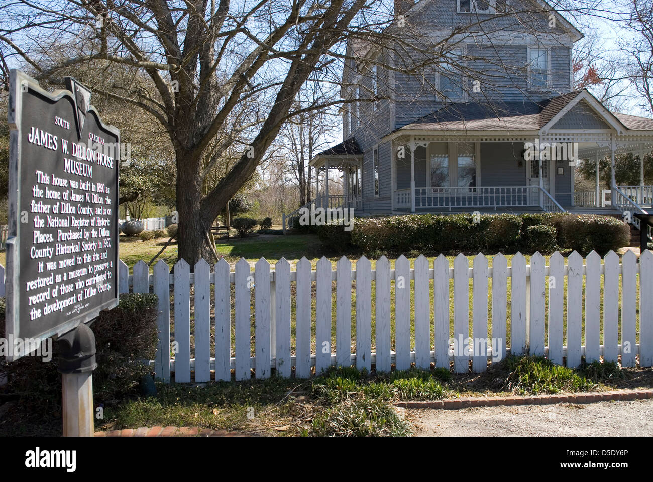 John W. Dillon house museum Dillon South Carolina USA Stock Photo Alamy