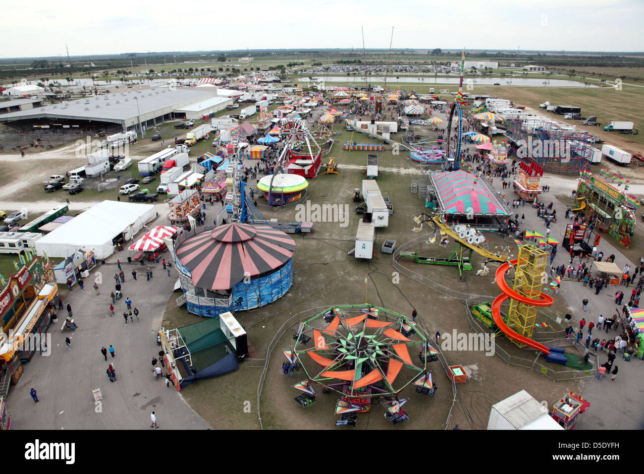 Aerial view of St. Lucie County Fair, St Lucie, FL, USA Stock Photo Alamy