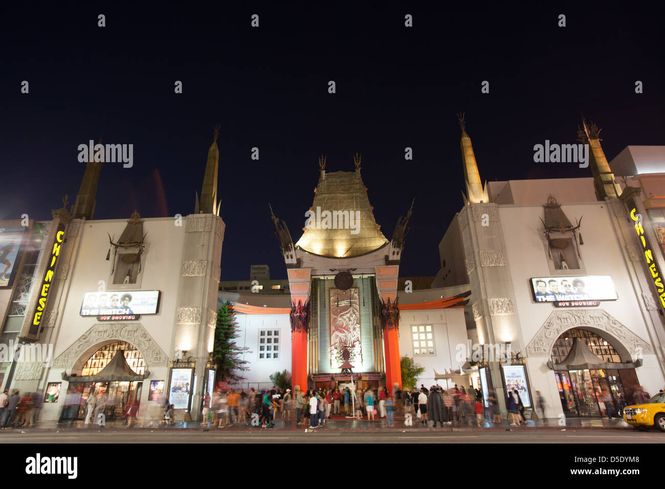 TCL (Grauman's) Chinese Theatre in Hollywood, Los Angeles, CA Stock Photo