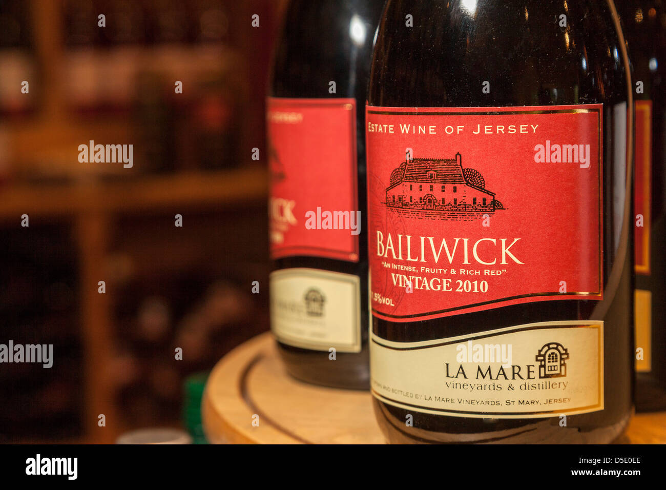 Bailiwick vintage wine from the La Mare vineyard estate, Jersey