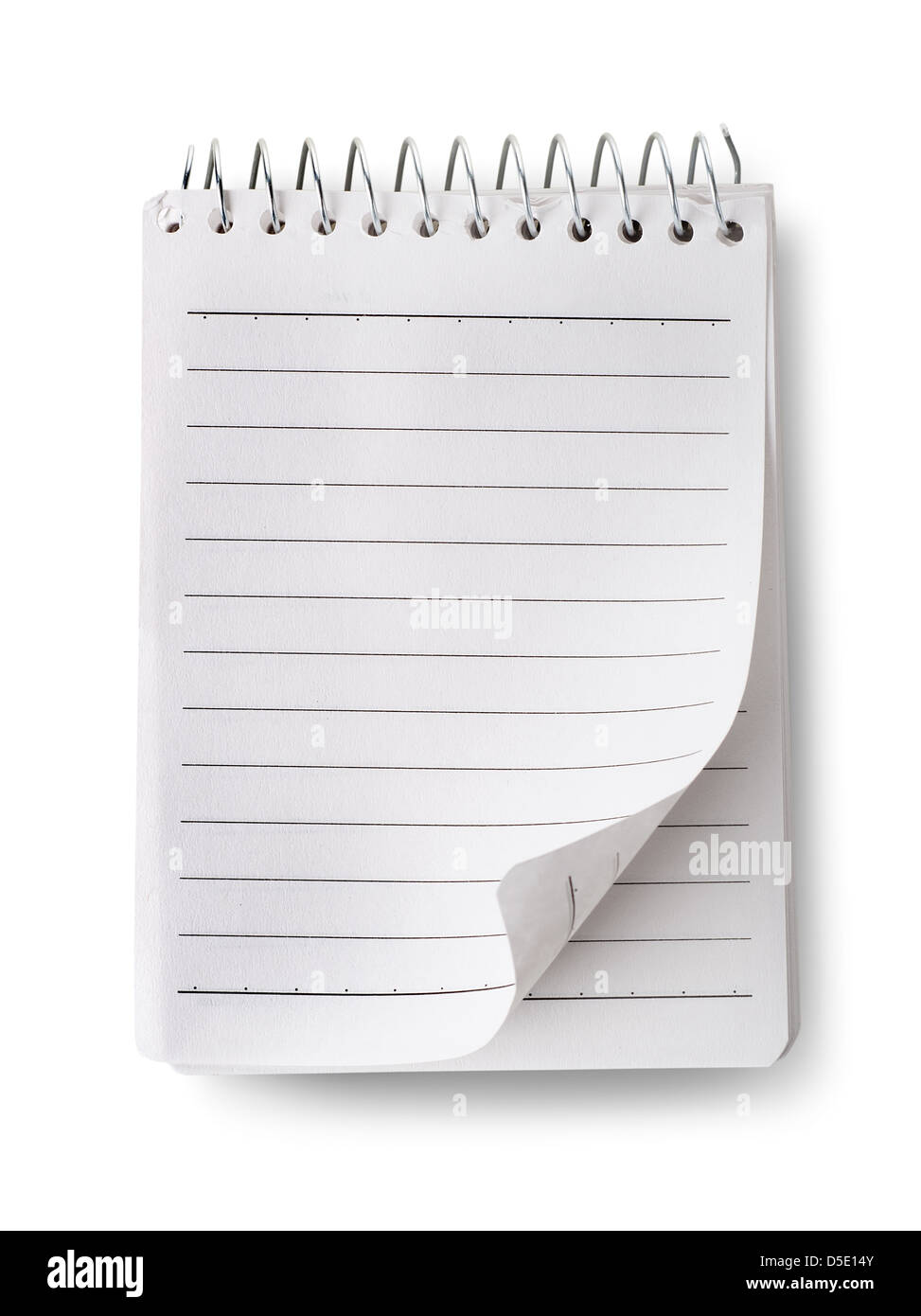 Notepad white background hi-res stock photography and images - Alamy