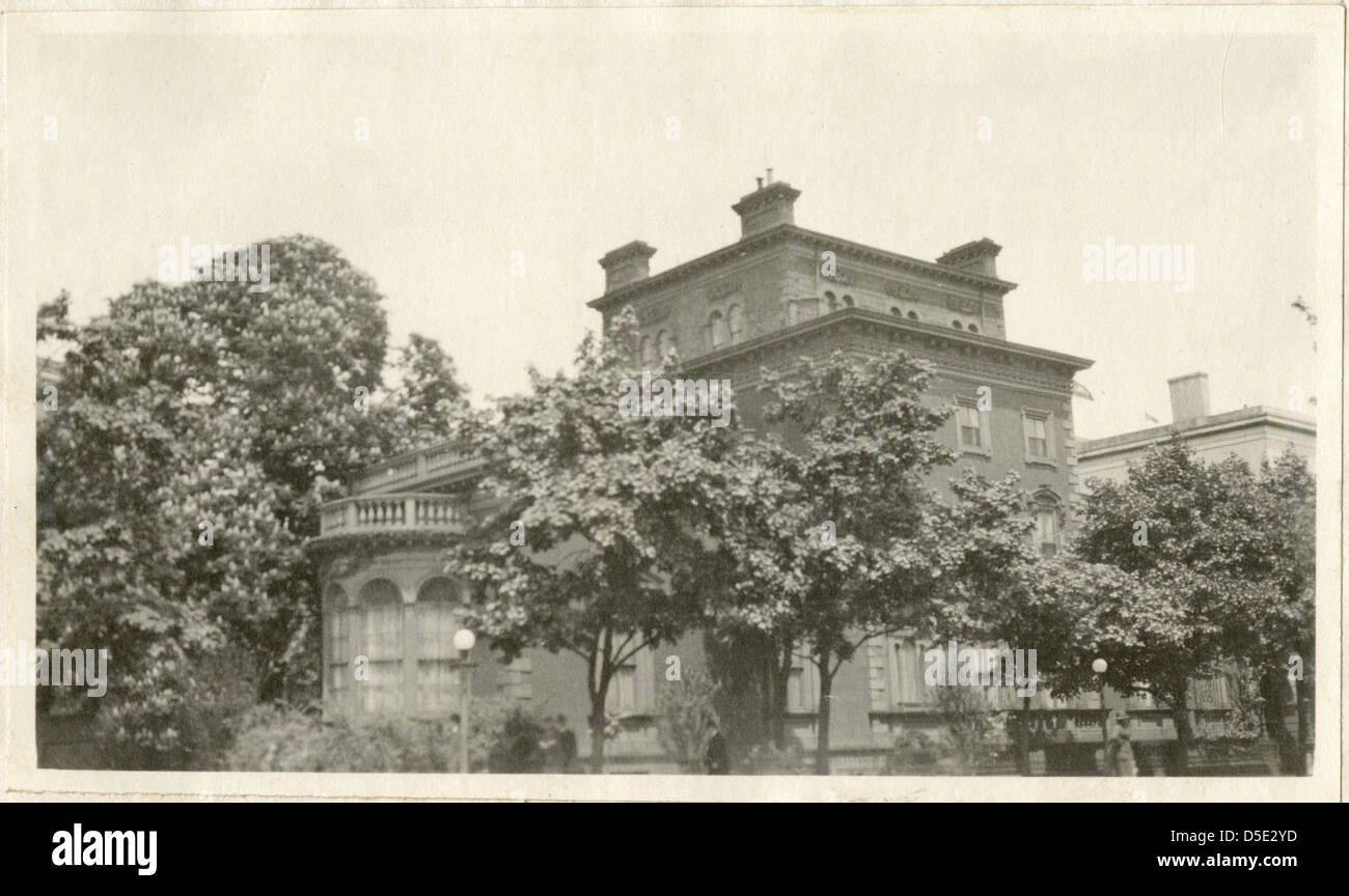 William Wilson Corcoran's home on H Street on Lafayette Square
