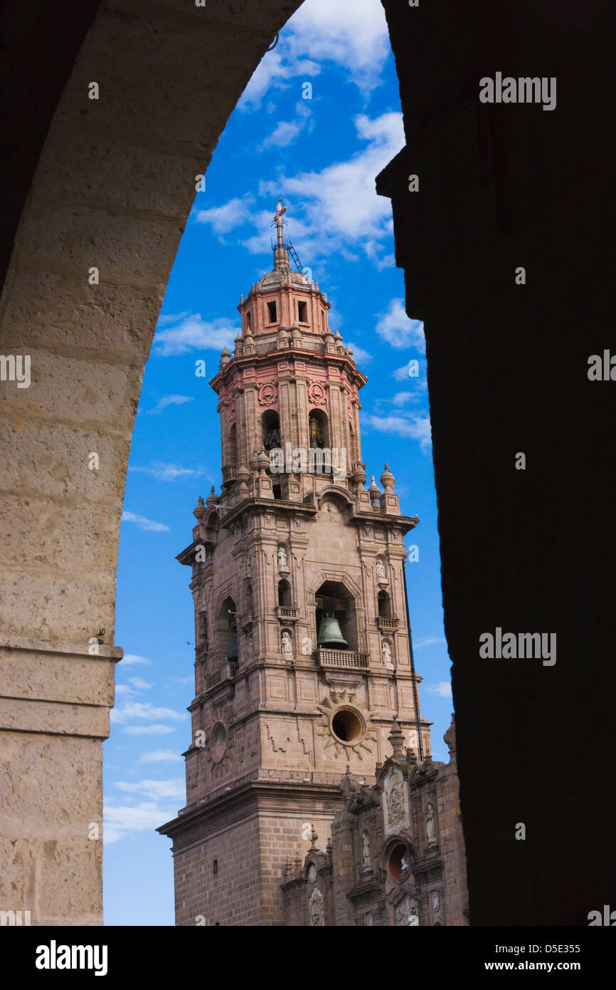 Morelia cathedral, Morelia, Mexico Stock Photo Alamy