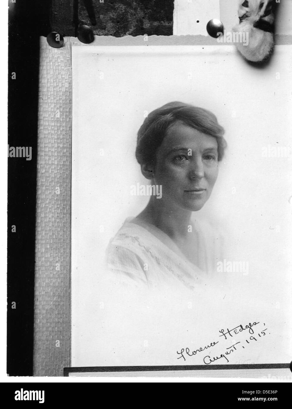 Florence Hedges (1878-1956) Stock Photo
