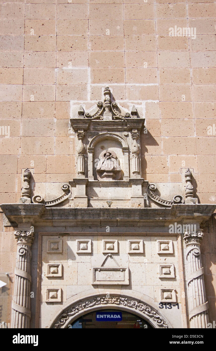 Entrance of university, Morelia, Mexico Stock Photo Alamy