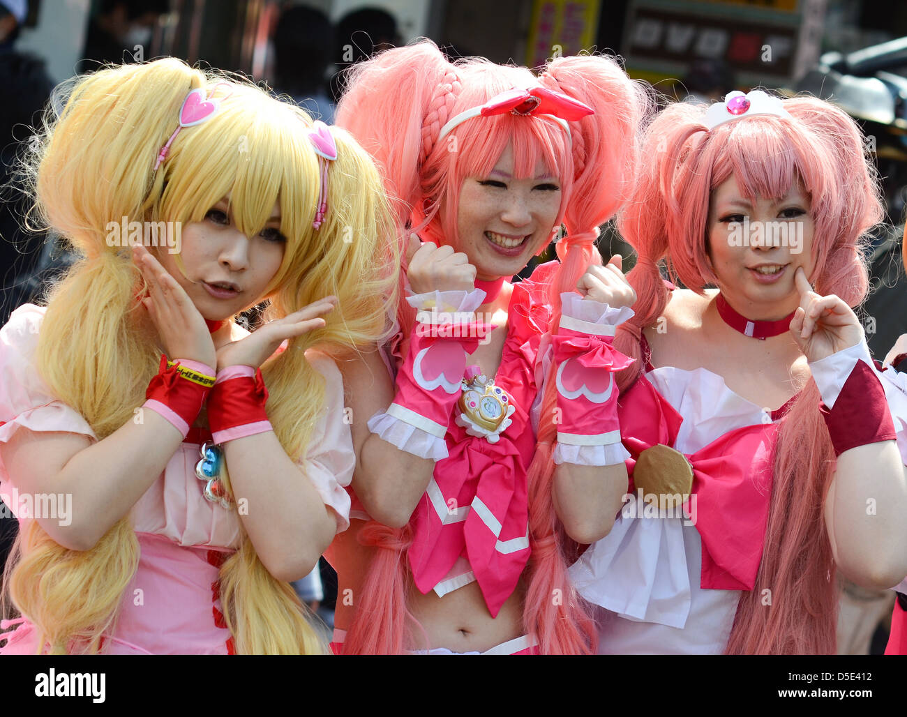 Cosplayers Pose During Japan Day Duesseldorf Editorial Stock Photo - Stock  Image