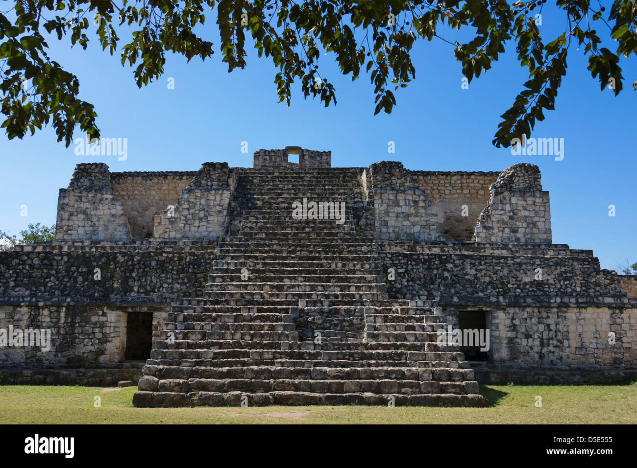 Mayan ruins of Ek Balam, Yucatan, Mexico Stock Photo