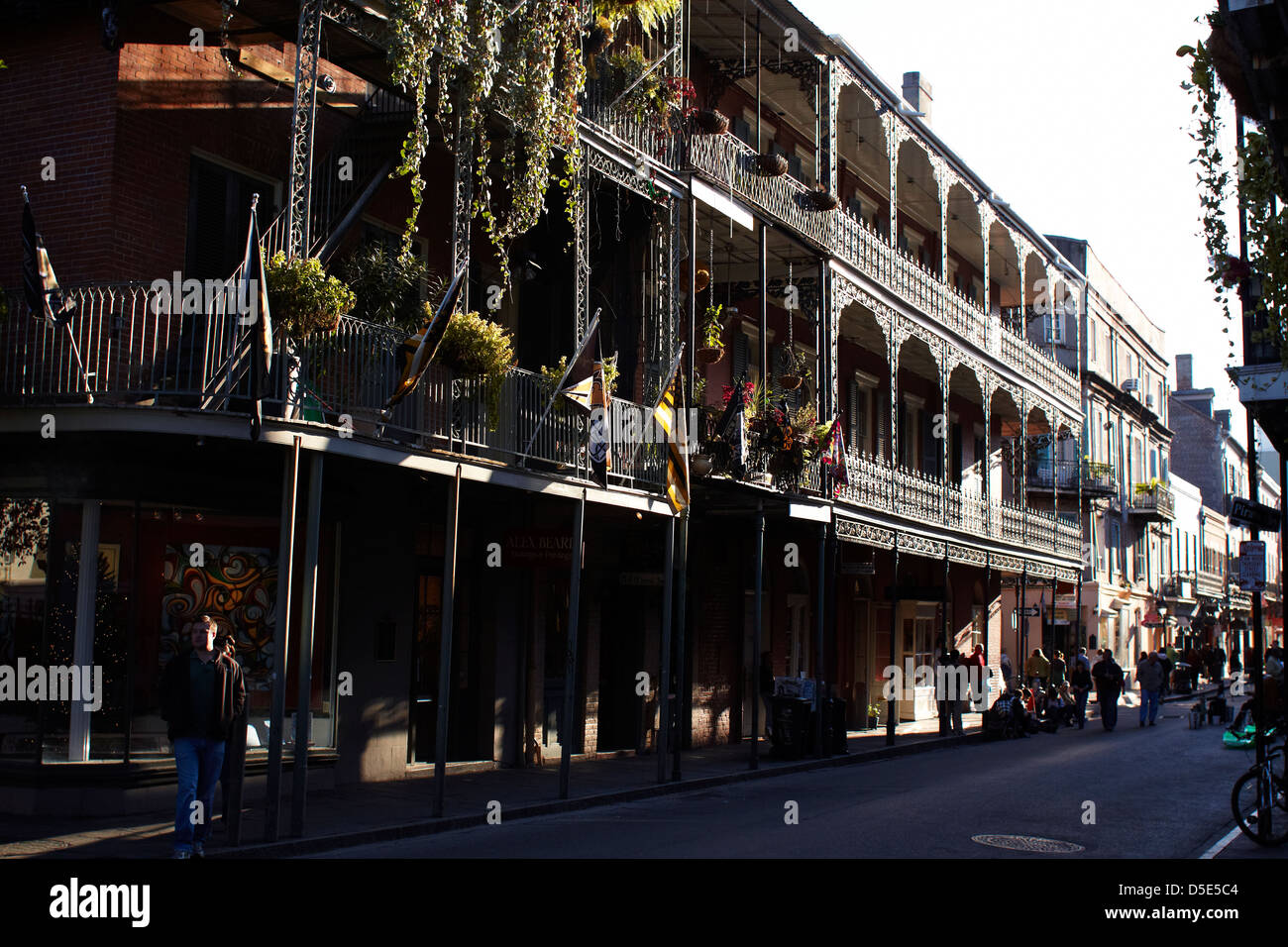 Garden district New Orleans Stock Photo