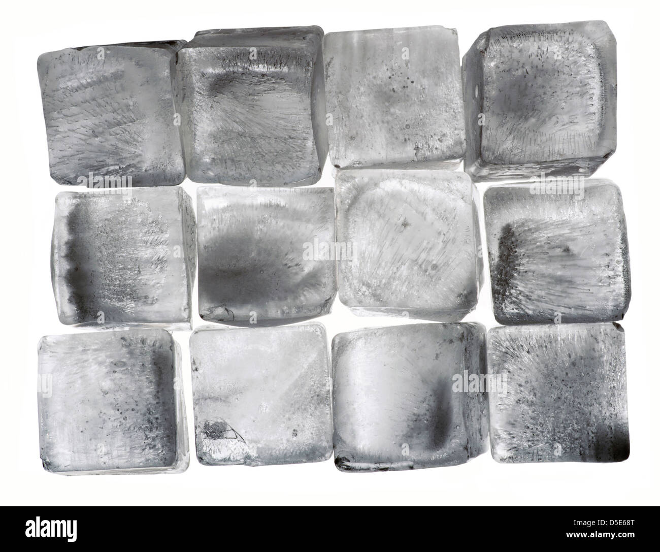 Ice Cubes real ice (no plastic Stock Photo Alamy