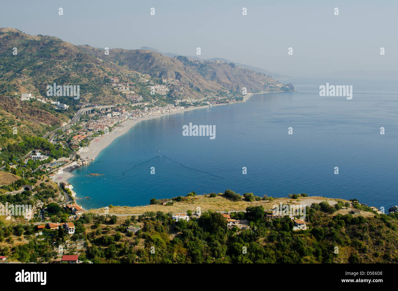 Eastern coast of Sicily island Stock Photo
