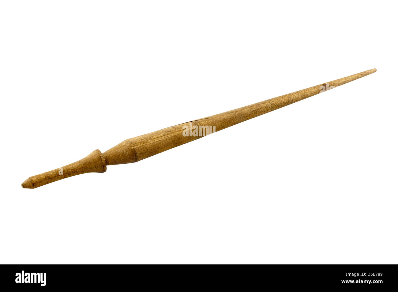 Blanks natural wood spindles Ancient spindle with real traces of time