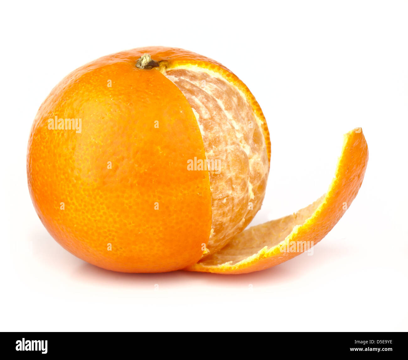 Mandarin fruit isolated on white background Stock Photo - Alamy