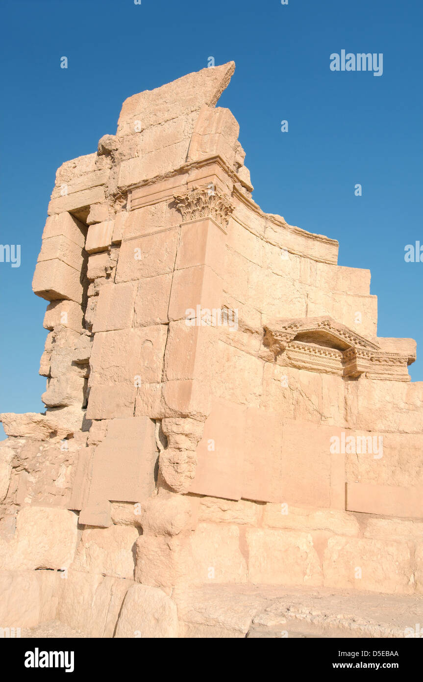 The ruins of the ancient city of Palmyra, Syria  Stock Photo