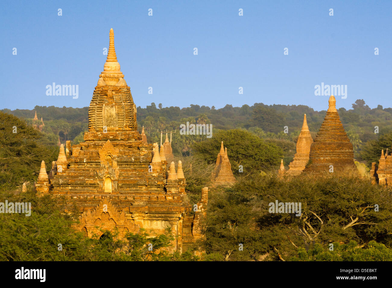 The Temples and Pagodas of Bagan, Myanmar - early morning 11 Stock Photo