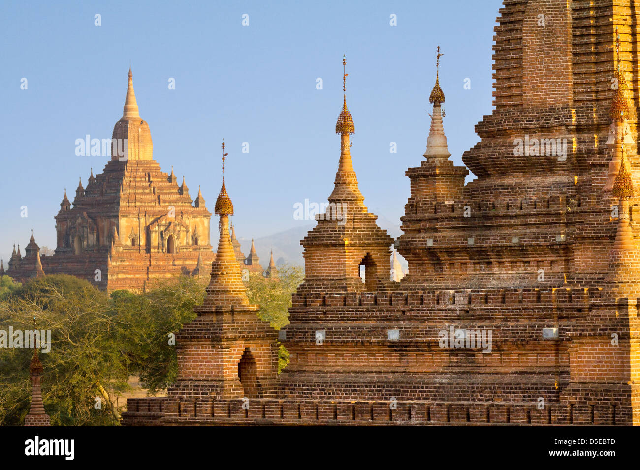 The Temples and Pagodas of Bagan, Myanmar - early morning 12 Stock Photo