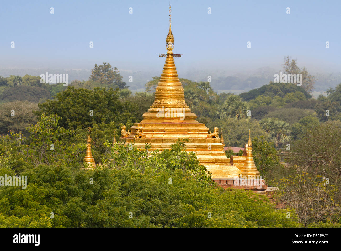 The Temples and Pagodas of Bagan, Myanmar - early morning 14 Stock Photo
