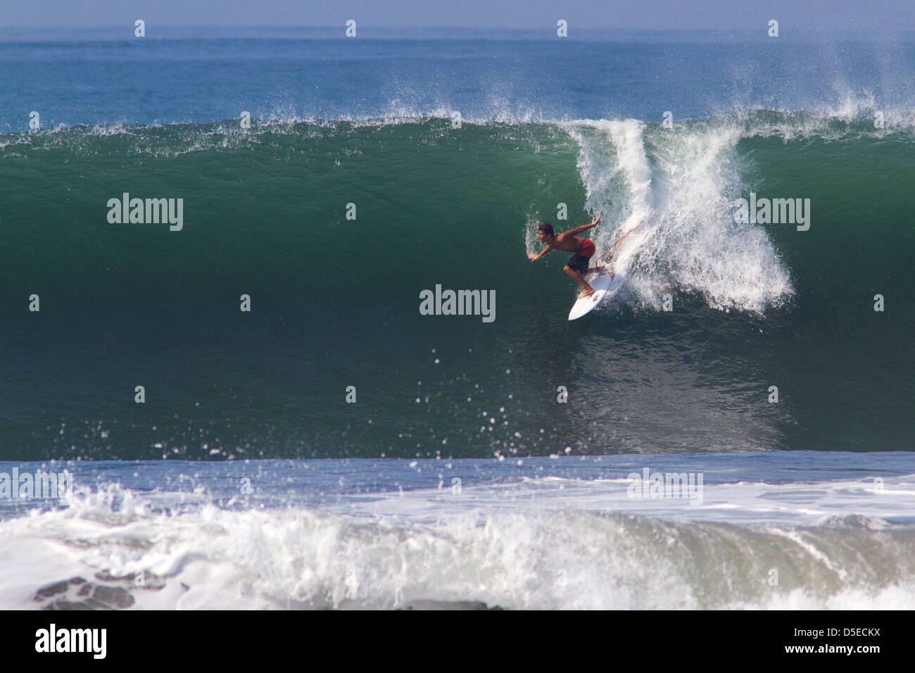 surfer ride a big wave Stock Photo - Alamy